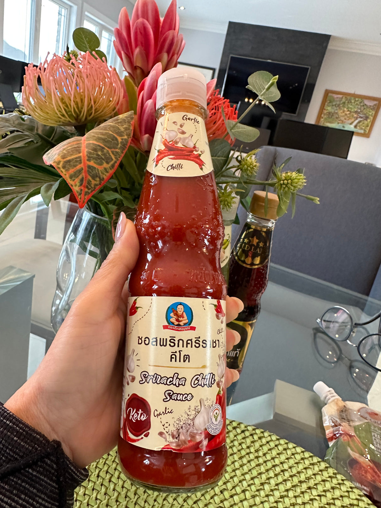 ซอสพริกศรีราชา(คีโต)-ตราเด็กสมบูรณ์