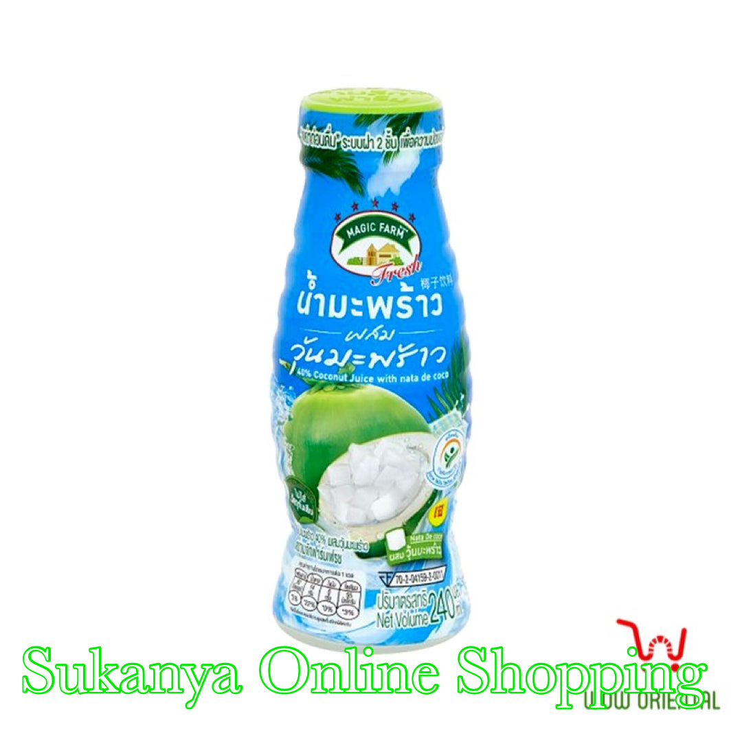 น้ำมะพร้าวผสมวุ้นมะพร้าว-magic farm