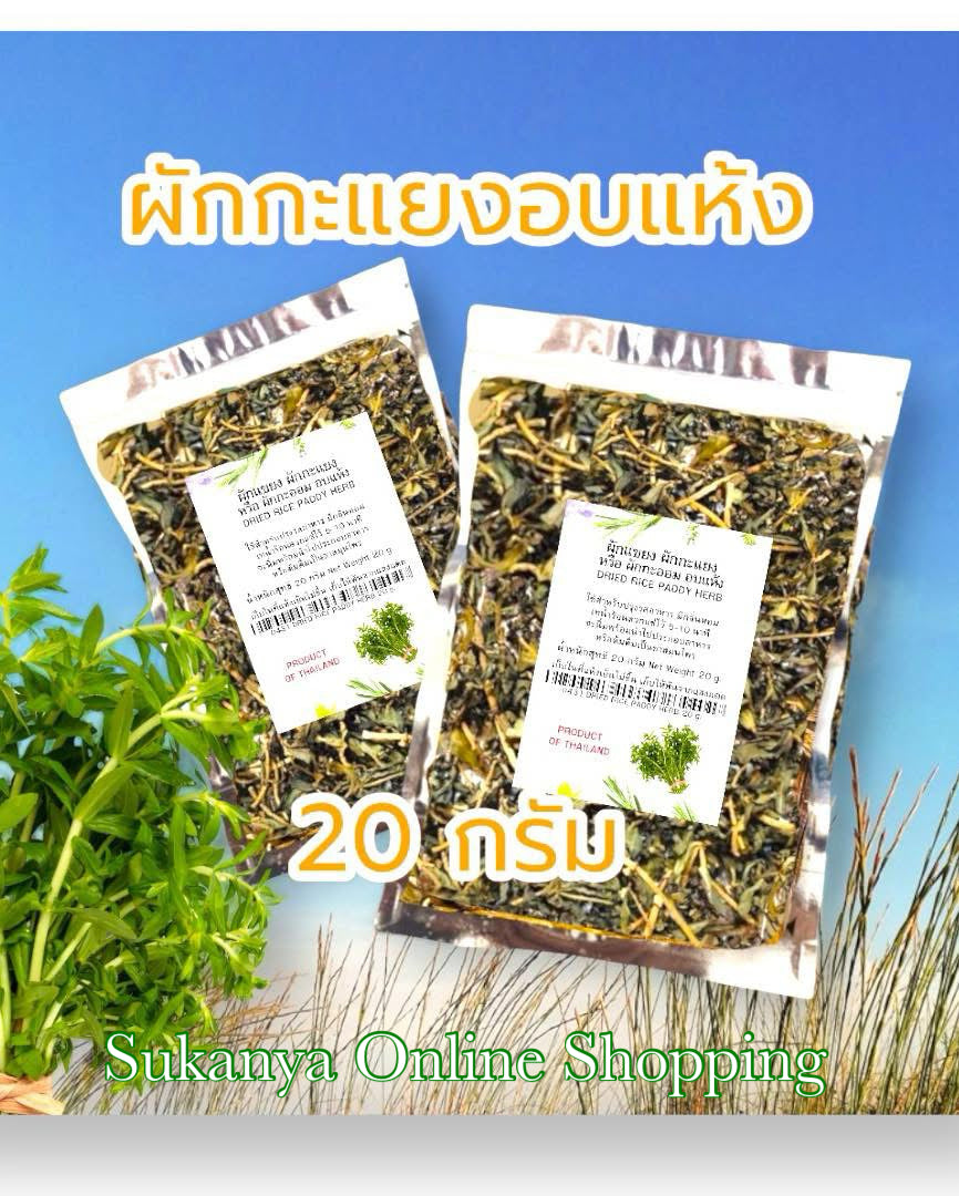 ผักกะแยงอบแห้ง