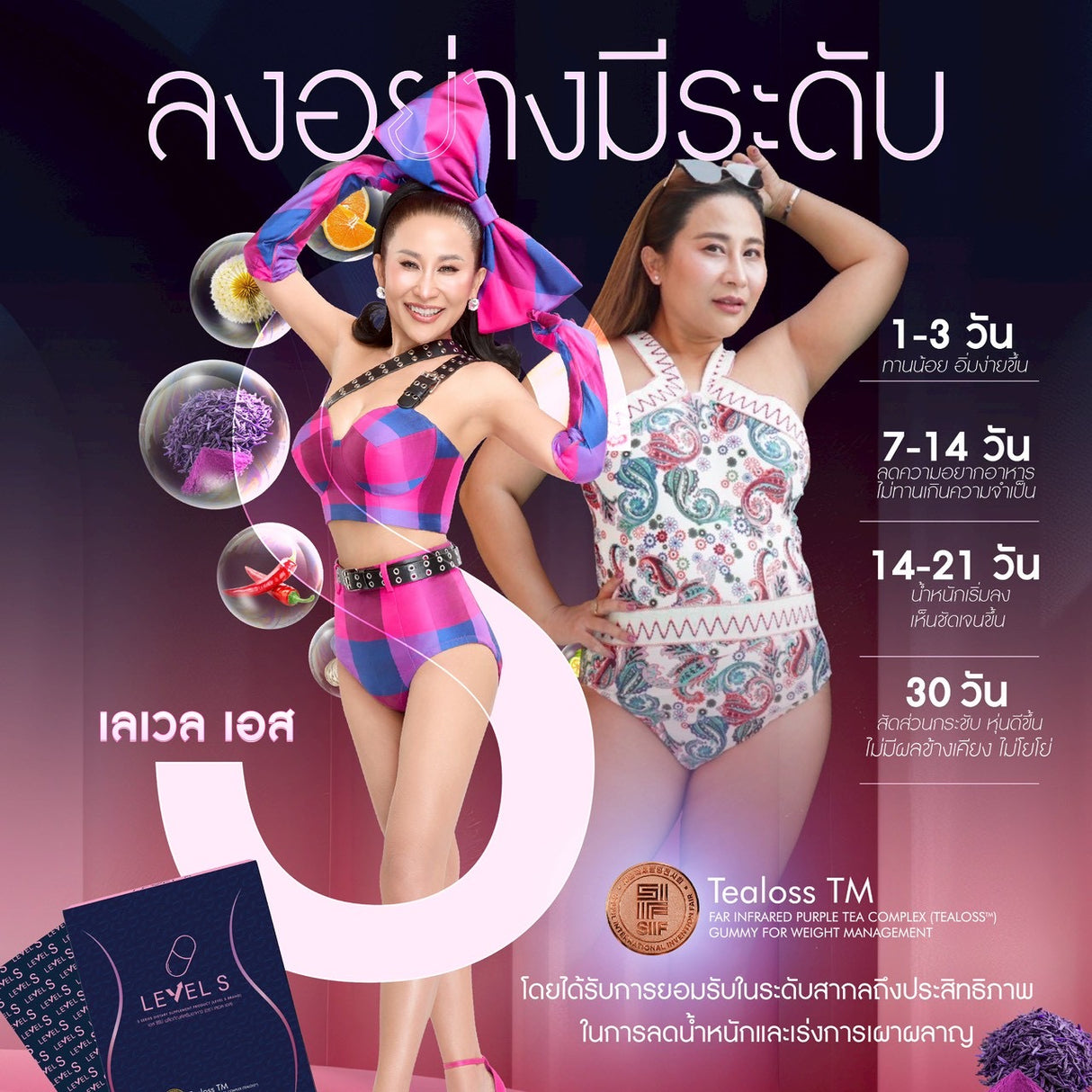 LEVEL S เลเวล เอส บล็อกไขมัน เร่งเผาผลาญ