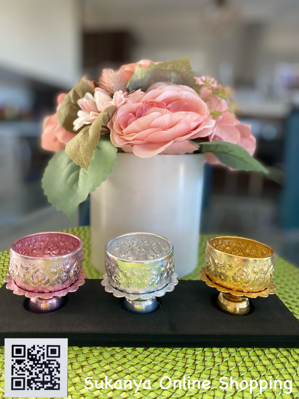 ขันจิ๋ว พานจิ๋ว เงิน ทอง นาค