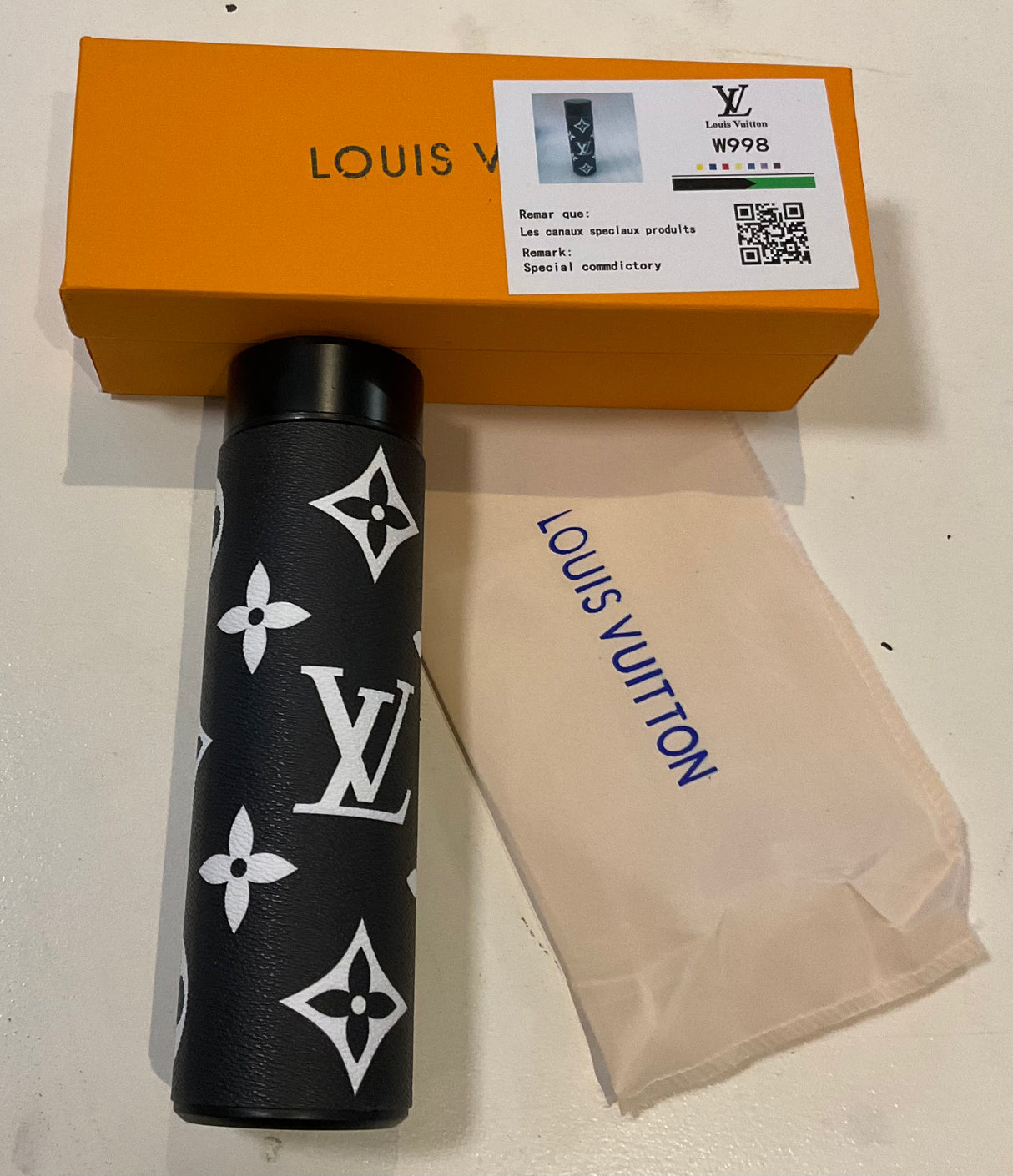 กระบอกน้ำแบบพกพา-เย็นลายBrandname