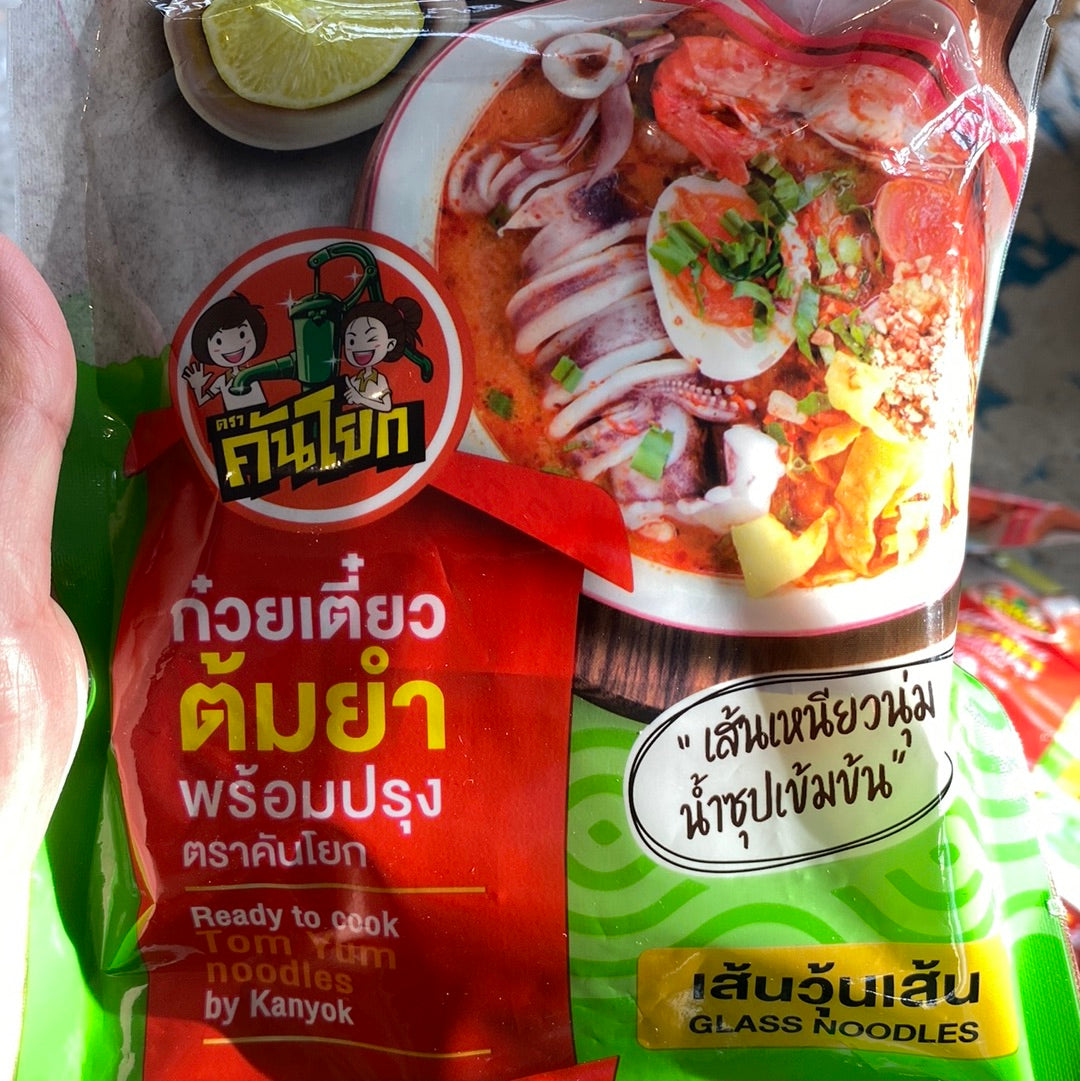 ก๋วยเตี๋ยวต้มยำ เส้นวุ้นเส้น_คันโยก - Tom yum Noodle