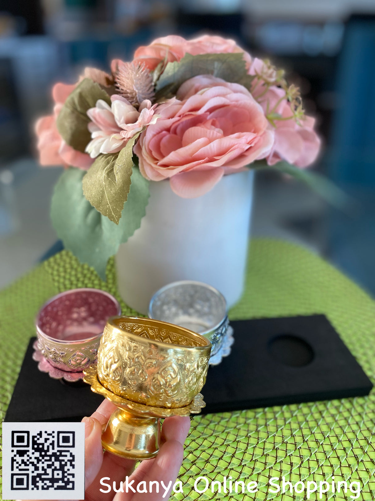 ขันจิ๋ว พานจิ๋ว เงิน ทอง นาค