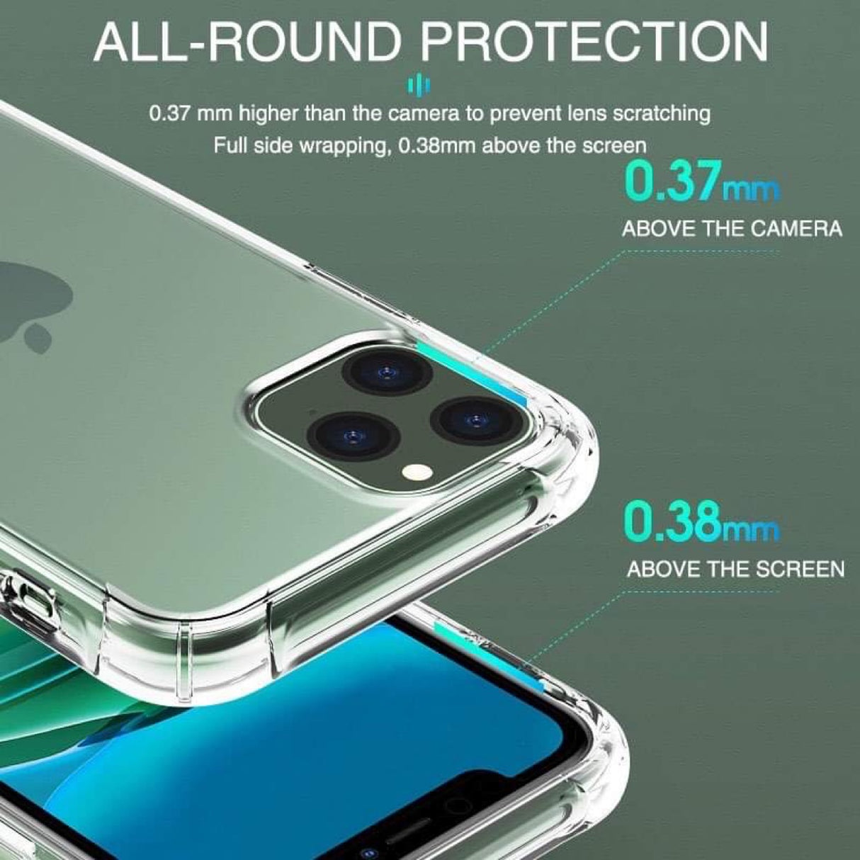 Coque transparente pour iPhone 11 Pro Max