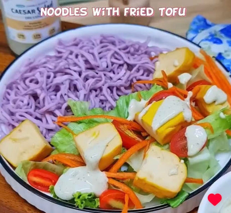 Chiang Doi Vegetable noodles, purple sweet potato (man muang)