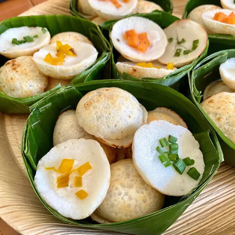 Phuket Coco Melange instantane a pudding de riz et coco (kanom krok)