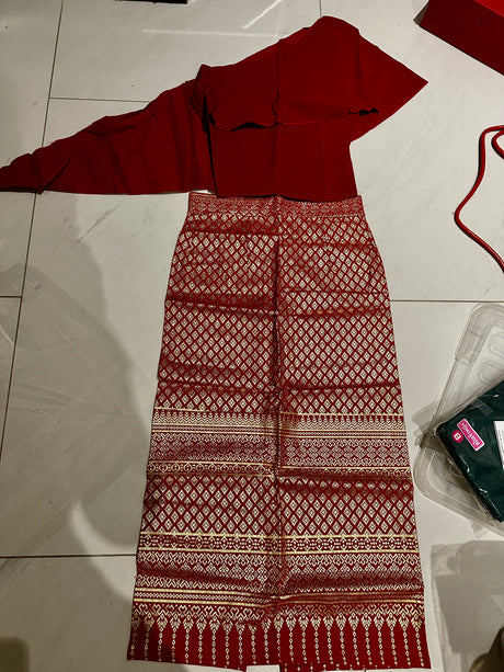 ชุดสไปเจ้าหญิงสีแดง ไซร้B (สีชมพู่คือตัวอย่าง) 70$
