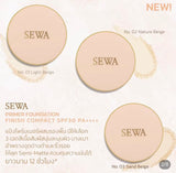 แป้งไพรเมอร์ผสมรองพื้นเซ็นวา- SEWA
 เทคโนโลยีใหม่ล่าสุด คุมมันกันแดด 12 ชั่วโมง เบอร์ 03