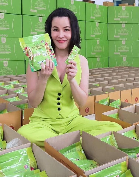 ไฟเบอร์ธัญญ่า Yaaleeyah Chloro-Fiber
 Prix ​​(1 ห่อ บรรจุ 10 ซอง)