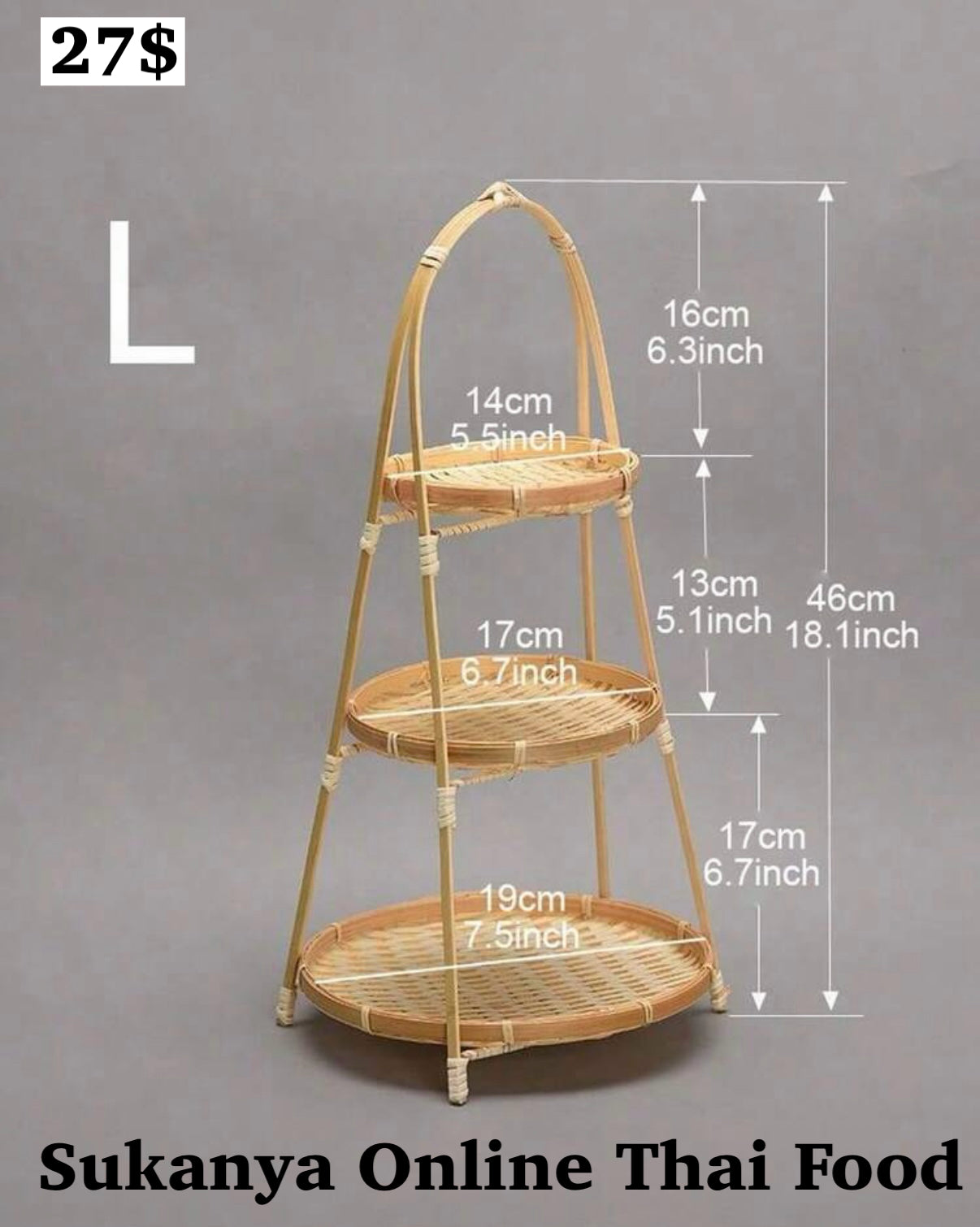 1/2/3 Tier Round Bamboo Snack & Dessert Stand, Tiered Tray Display Rack, Rustic Farmhouse Decor, Creative Dessert Display Stand, Cake Stand, Fruit Plate, Suitable For Holiday Parties, Home Kitchen Supplies, Wedding Decoration Display Rack