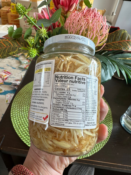 Penta Bande de rhizome (krachai) en saumure
