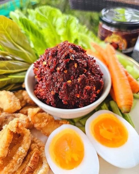 น้ำพริกตาแดงแมงดา-บองนัว