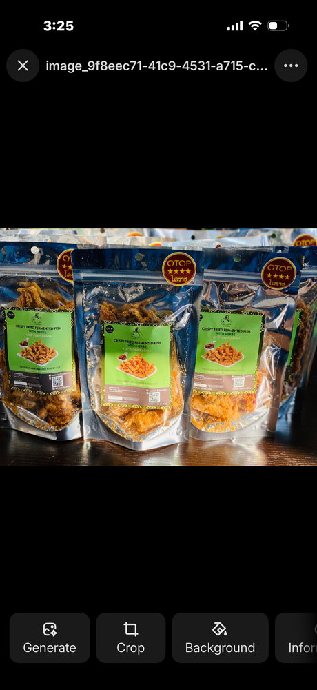 Crispy Fried Fermented Fish with Herbs - ปลาร้าทอดสมุนไพร