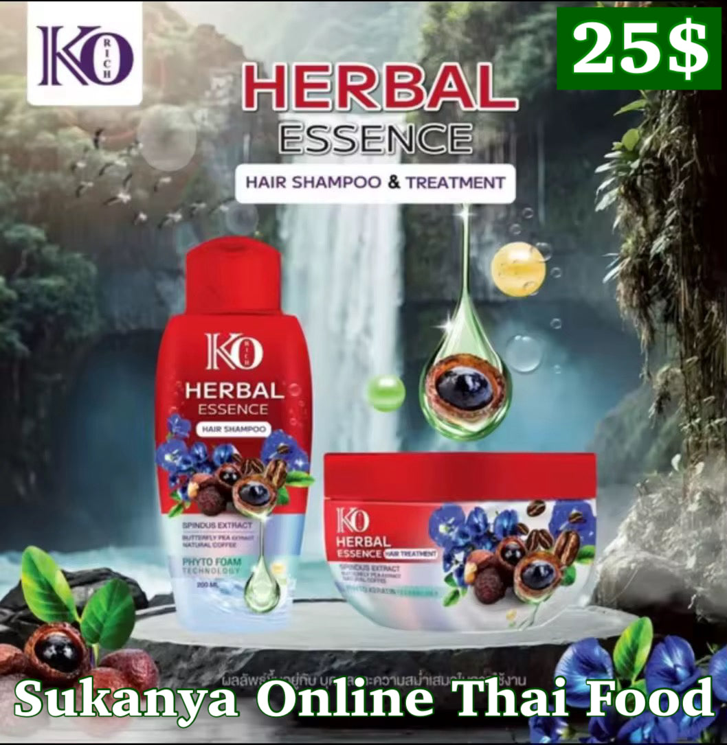 ทรีทเม้นท์ +แชมพูเคโอริช Herble Essence Ko rich