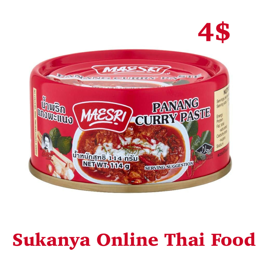 Panang curry paste- maesri-พริกแกงพะแนง