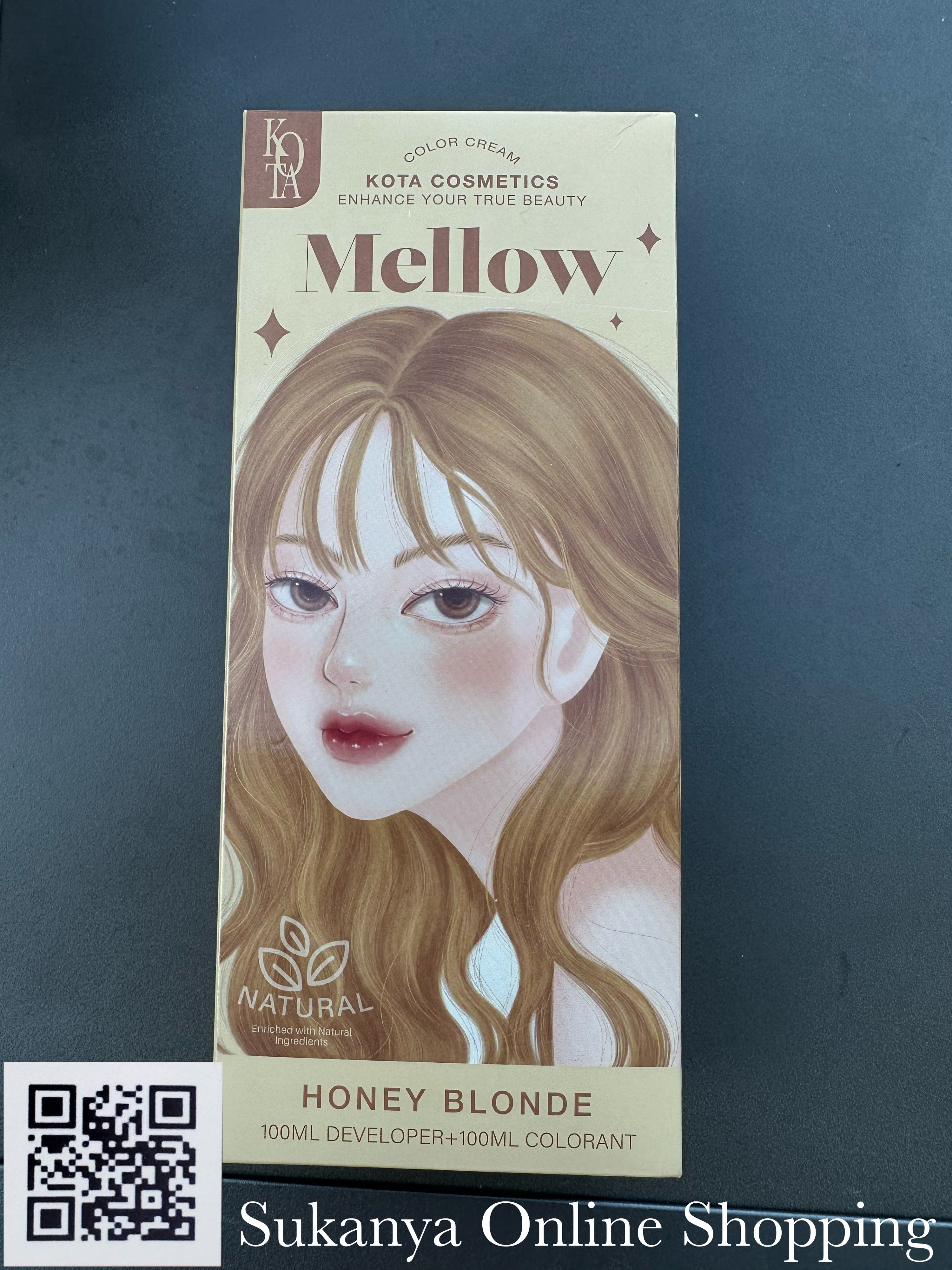 ยาย้อมผม- โคทา คอสเมติก คัลเลอร์ ครีม เมลโลว (ฮันนี่ บลอนด์)- Kota Cosmetic Color Cream Mellow (Honey Blonde)