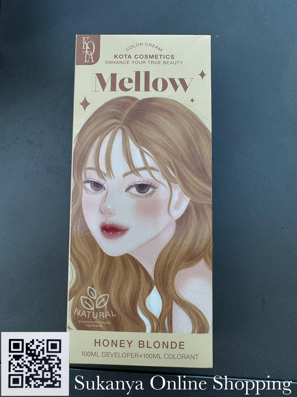 ยาย้อมผม- โคทา คอสเมติก คัลเลอร์ ครีม เมลโลว (ฮันนี่ บลอนด์) - Kota Cosmetic Color Cream Mellow (Honey Blonde)