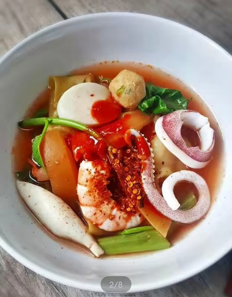 Supawan Sauce yen ta fo (sauce au tofu fermenté pour soupe de nouilles rose)