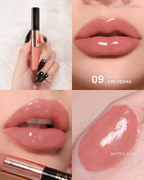 Lip duo Matte &amp; Shine -ลิปกระแตสี 09 LAS VEGAS