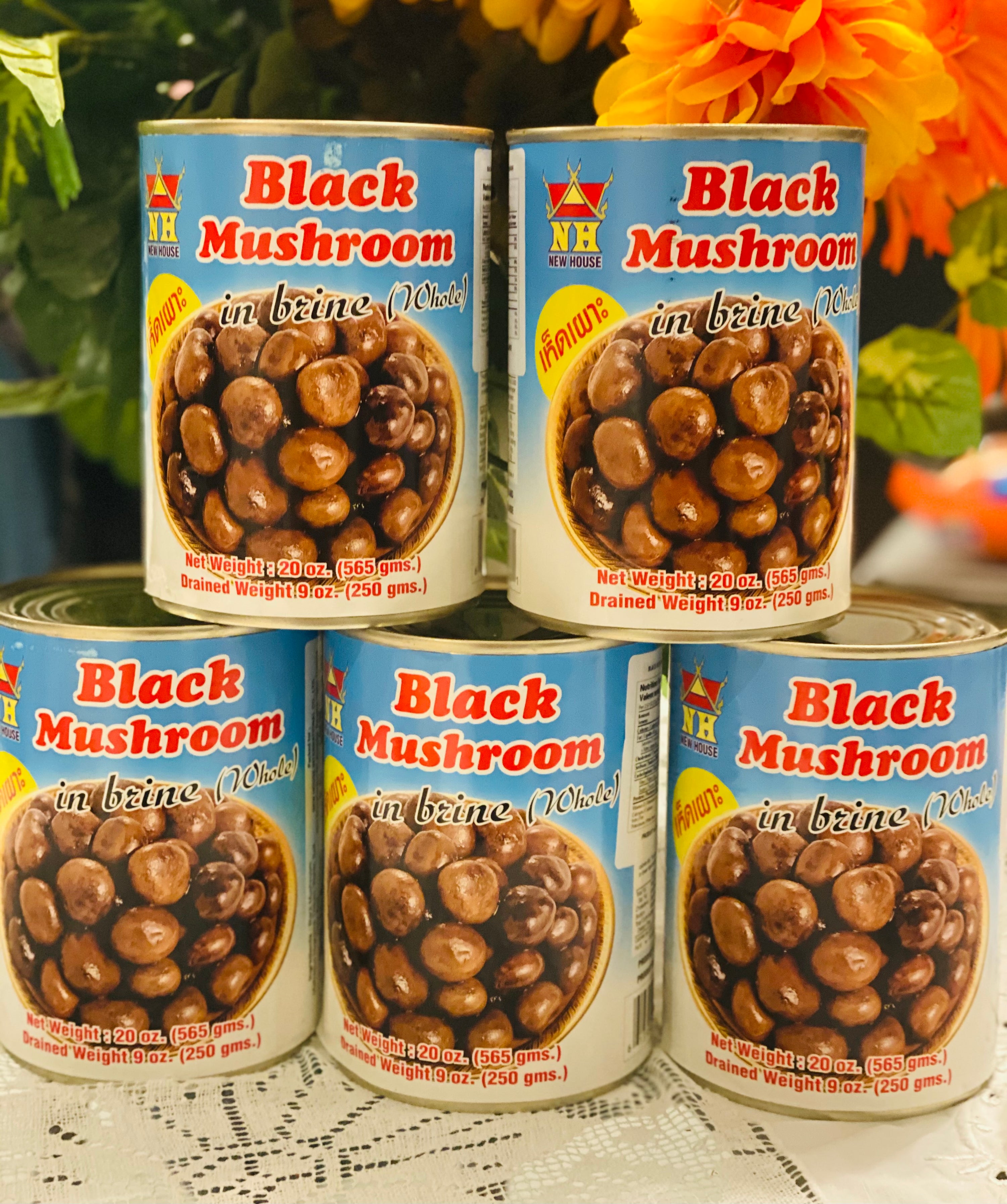 เห็ดเผาะ - Canned Black Mushroom