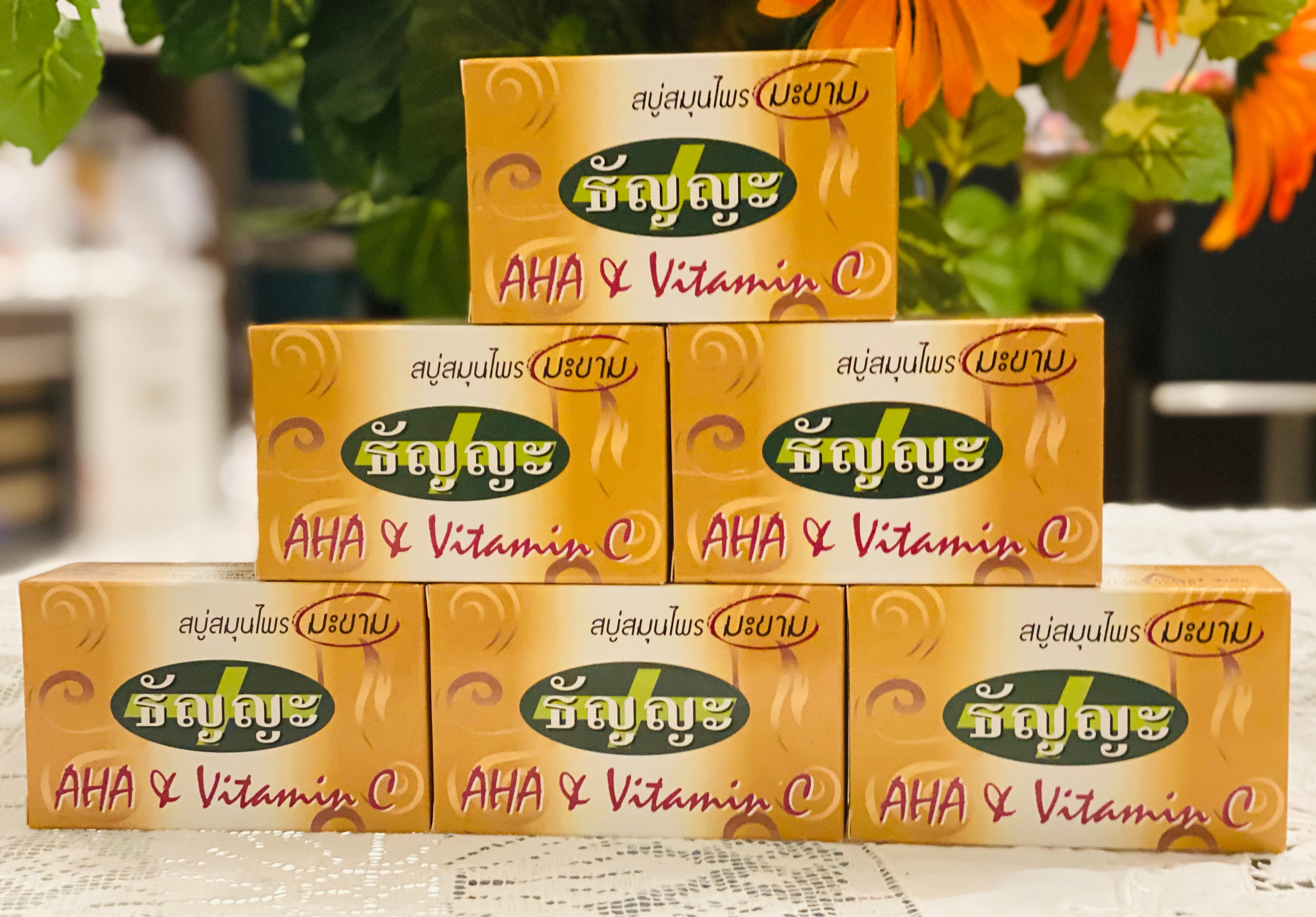 สบู่มะขาม_ธัญญะ - Soap-Tamarind (TanYa)