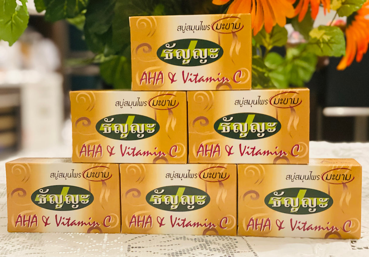 สบู่มะขาม_ธัญญะ - Soap-Tamarind (TanYa)