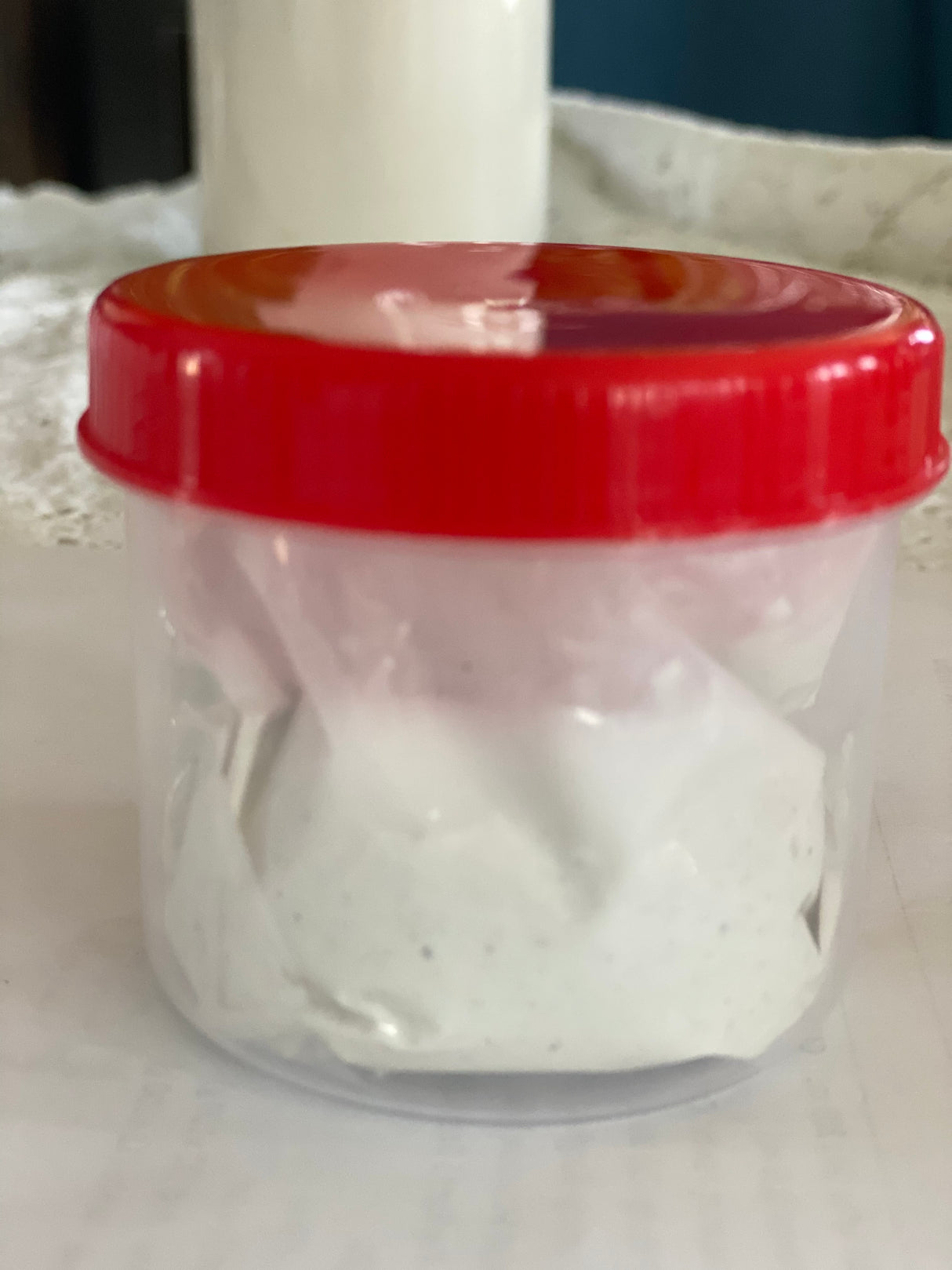 Pate de chaux eteinte