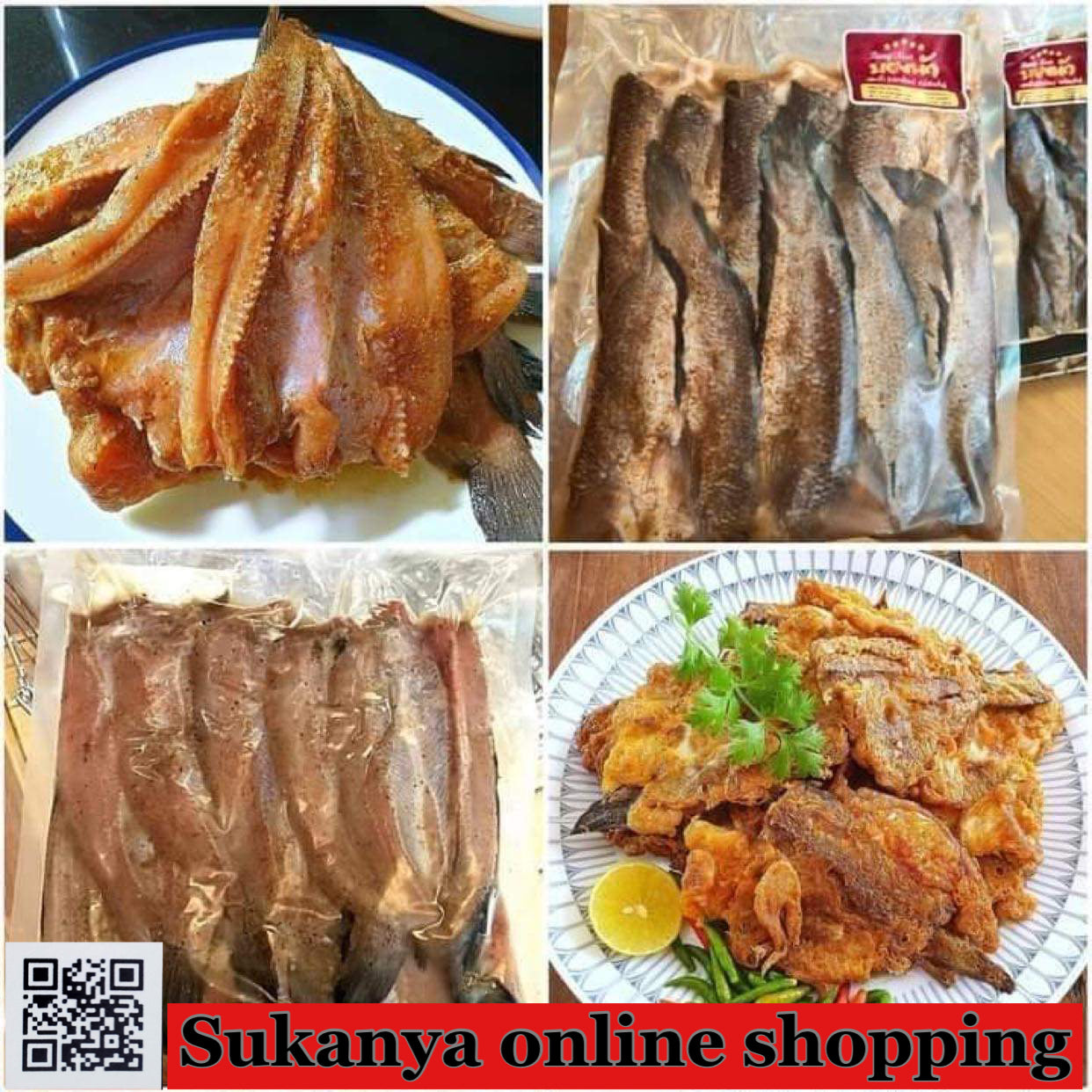 Fermented Fish_ปลาร้าตัว ปลาช่อน 1000กรัม -บองนัว