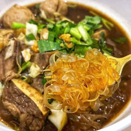 Lerros Instant boat noodle broth kit, kuay teow rua, Thai boat noodle broth with bean vermicelli